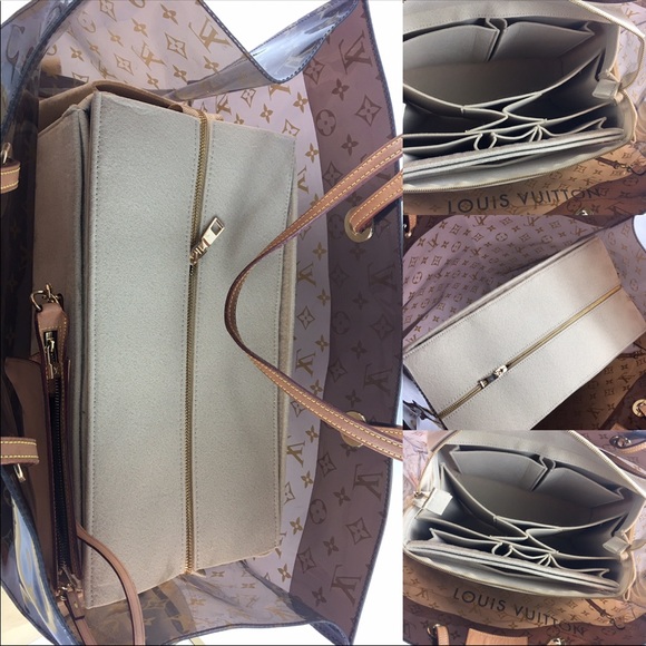 🌟BEACH🌟CLEAR LOUIS VUITTON WITH POUCH - Picture 3 of 11